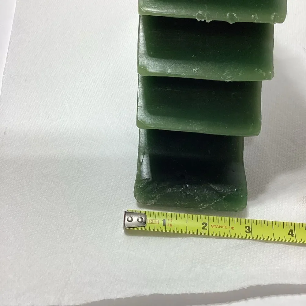 Crate & Barrel Huge Heavy Christmas Silhouette Tree Candle Sleigh Candle